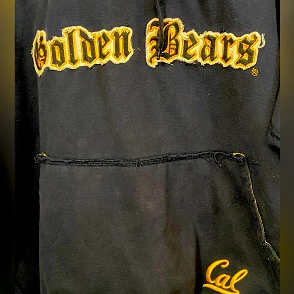 Vintage CAL Bears University of California Berkeley Men’s XL Hoodie RARE Navy - Picture 7 of 7